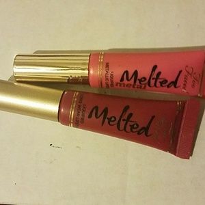 2 New Deluxe Mini Melted Lipstick